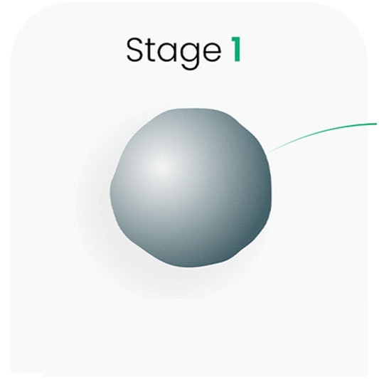 Size Optimization		 				 				 				 			Material is fed through our system and ground into fine particles, optimizing its surface area and particle size.